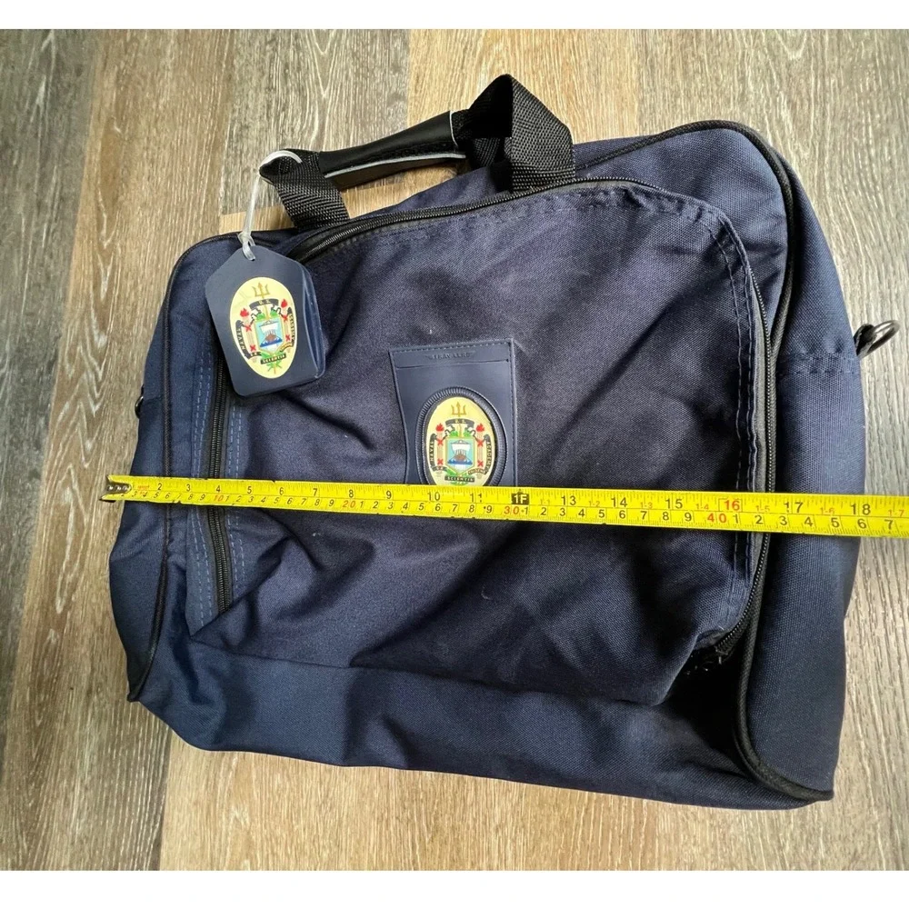 Traveler US Naval Academy Briefcase Unisex OS Navy Blue USNA Laptop Bag 3854